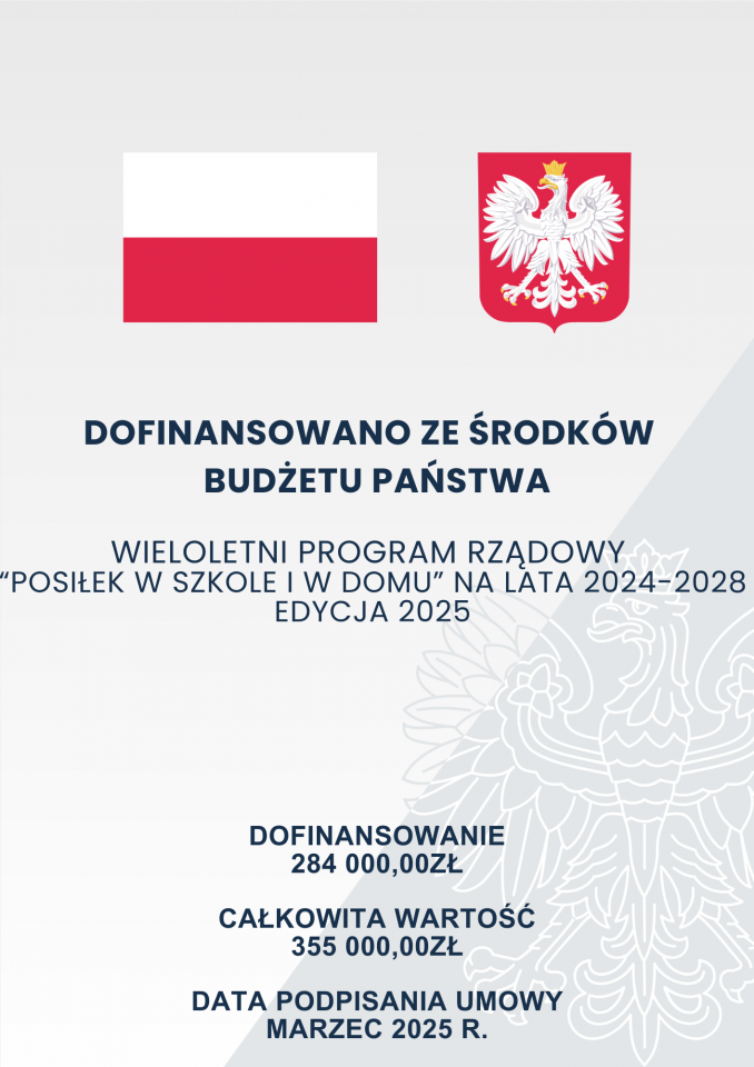 Posiłek w szkole i w domu